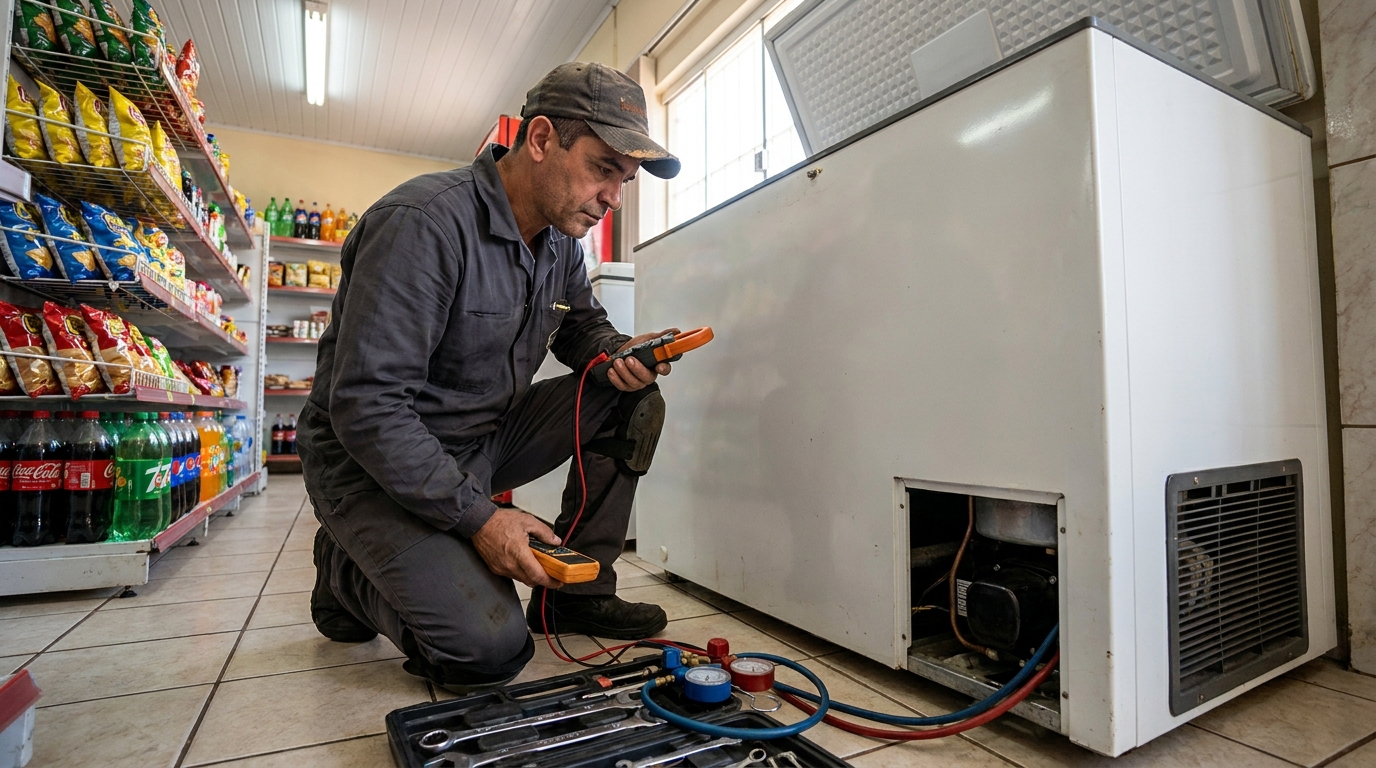 Conserto de placa eletrônica de freezer em Caxias do Sul‑RS